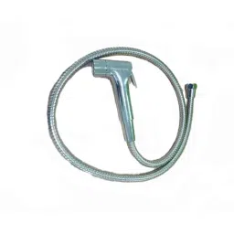 AquaSpa ABS Silver Two Flow Premium Health Faucet with 1.5m Hose Pipe, AS5301-13