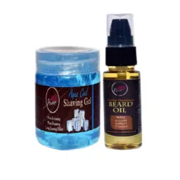 Indopower DD265 200g Aqua Cool Shaving gel with 30ml Absolute Nourishment Beard Oil Combo Pack-image-20