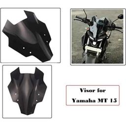 AOW Windscreen for Yamaha MT-15 (Black) U-02-47