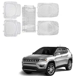 Kozdiko 6205 5 Pcs Rubber &a; PVC Clear Car Foot Mat Set for Jeep Compass-picture-49