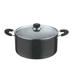 Vinod Black Pearl 7 Litre Saucepot with Lid, HASO26 (Pack of 2)-image-52