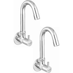 Prestige Dove Brass Chrome Finish Sink Cock (Pack of 2)-22