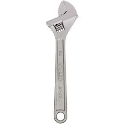Stanley 15 inch Chrome Vanadium Steel Chrome Finish Adjustable Wrench, 87-435-1-23-12