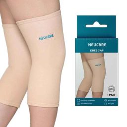 Neucare Cotton Beige Premium Knee Cap Support, Size: L image 4