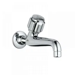 Jaquar Essco Brass Chrome Finish Long Body Bib Cock with Wall Flange &a; Aerator, DLX-512KN-image-42