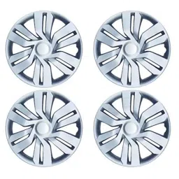 Auto Pearl 4 Pcs 15 inch Silver Wheel Cover Set for ICML Rhino image 2