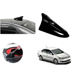 Auto Pearl Black Shark Fin Replacement Signal Receiver Antenna For Volkswagen Vento-picture-1