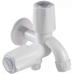 Prestige Continental Plastic White 2 Way Bib Cock-image-50