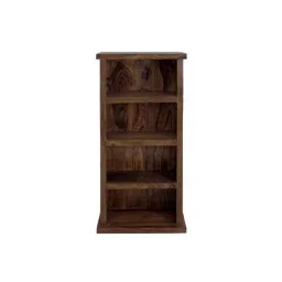 Angel Furniture 46x23x100cm Walnut Glossy Finish Solid Wood Bookshelf, AF-121-image-13