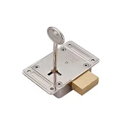 Bonus LV-75 Universal Mild Steel Silver Nickel Finish Cupboard Lock-image-25