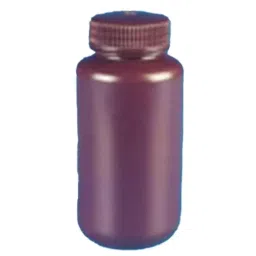 Tarsons 60ml HDPE Amber Wide Mouth Sterile Bottle, 581310S-39