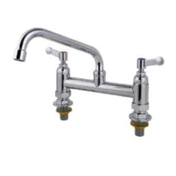 Zephyr 8 inch Brass &a; Zinc Alloy Black Kitchen Faucet, ZPRFD-F1-2