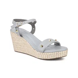 Inc 5 Textured Wedge Heels with Buckles-8