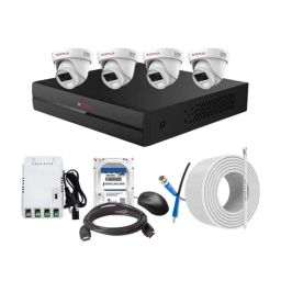 CP Plus 2.4MP Full Colour HD Audio Indoor &a; Outdoor CCTV Combo Kit with 4Ch DVR, 4 Dome Camera, 4Ch SMPS, 70m Copper Cable, 500GB HDD &a; Connectors-14