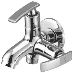 Oleanna Desire Brass Silver Chrome Finish 2 in 1 Angle Valve with Foam Flow Aerator-image-4