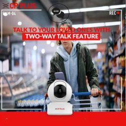 CP PLUS CP-E41A 4MP Wi-Fi 360 deg Pan &a; Tilt Camera with Night Vision, 2-Way Talk &a; Motion Detection image 5