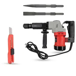 Hillgrove 1200W Demolition Hammer Concrete Breaker with 2 Bits &a; Utility Knife, HGCM1385-picture-9