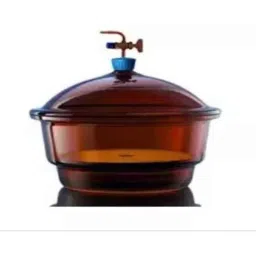 Rasayan 200mm Borosilicate Glass Plain Desiccators with Plate,15303-48