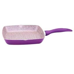 Wonderchef Royal Velvet 24cm 1.8 Litre Purple Aluminium Non-Stick Grill Pan, 63152351-picture-14