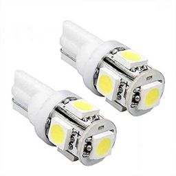 AOW 5 SMD (WHITE) LED Parking Bulb Pilot Light/License Plate car Lights For Ford Fusion (PAIR/DC-12V)-24