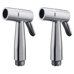 Joyway Bullet Plastic Chrome Finish Silver Health Faucet Head (Pack of 2)-picture-37
