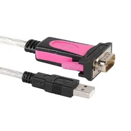 Z-TEK 1.8m USB 2.0 Multicolored Pro Converter DB-9 Adapter Cable image 2