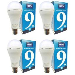 Ospir 9W B-22 Cool White Rechargeable inverter LED Bulb (Pack of 4)-36
