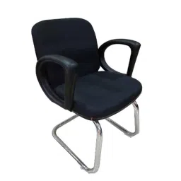 Teal Elite S Type Black Visitor Chair-image-81
