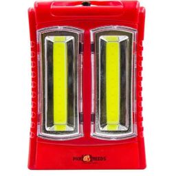 Pick Ur Needs 6W Two Tube Red Portable &a; Rechargeable Mini Lantern Cum Emergency Light, RL-25A-22