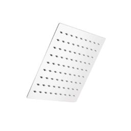 Evic Ultra 8x8 inch Brass Chrome Finish Silver Wall Mounted Overhead Shower-image-34
