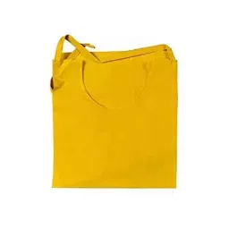 Brala PVC Yellow Waterproof &a; Dustproof Apron, Size: Free (Pack of 100)-14