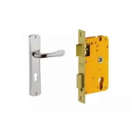 Dorset ML Series Lily 10 inch Stainless Steel Patina Finish Door Handle Lock Set with (Pack of 2)-picture-15