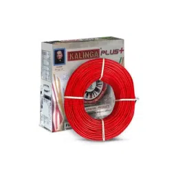 Kalinga Plus 10 Sqmm Single Core Red FR PVC Housing Wire, Length: 90 m-image-80