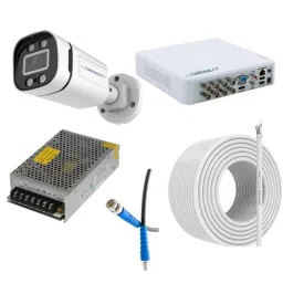 Cybernautt 2.4MP Full Colour HD Indoor &a; Outdoor CCTV Combo Kit with 8Ch DVR, 6 Bullet Camera, 8Ch SMPS, 50m Copper Cable &a; Connectors-22