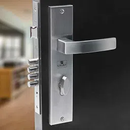 Voltizi 10 inch Stainless Steel Matt Finish Cylindrical Plate Mortise Door Lock Set with 3 Keys, LB10001-image-36