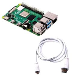 Raspberry Pi 4 Model B 4GB Ram with HDMI cable-24