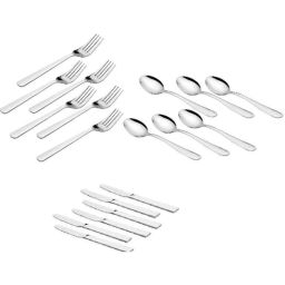 Classic Essentials 18 Pcs Stainless Steel Cutlery Set (Pack of 3)-60