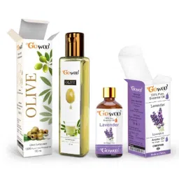 GoWoo 2 Pcs 100ml Natural Olive Carrier Oil &a; 10ml Lavender Aroma Oil Set, GWOC68-P26+P179-picture-11