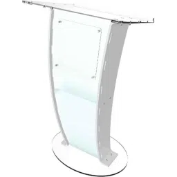 Classic Concepts 24x20 inch Frosted White Acrylic Podium Stand for Conference &a; Seminar, CCP055-image-51