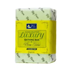 Big Pure 125g Neem Tulsi Paraben Free Hand Crafted Luxury Bathing Bar-picture-3