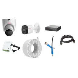 CP Plus 5MP IR Indoor &a; Outdoor CCTV Combo Kit with 8Ch DVR, 1 Bullet 7 Dome Camera, 8Ch SMPS, 70m Copper Cable &a; Connectors-87