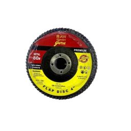 Jon Bhandari Tools 4 inch 80 Grit Aluminium Oxide Abrasive Flap Discs, FD80 (Pack of 10)-image-71