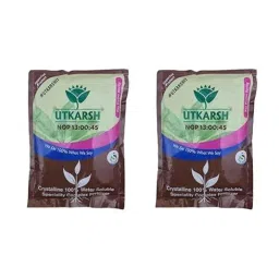 Utkarsh NOP 13:00:45 900g Crystalline 100% Water Soluble Speciality Complex Fertilizer (Pack of 2)-image-42