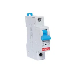 Devco 63A 10kA C Curve Single Pole MCB, MCB10630C-7
