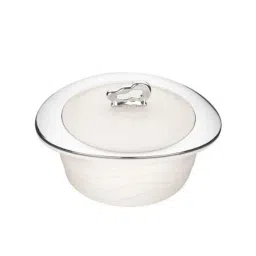Trueware Zinna Plus 750ml White Casserole Set with Lid-picture-21