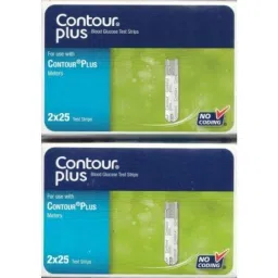Contour Plus 100 Pcs Blood Glucose Test Strips Set-10