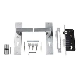 Voltizi Altroz 10 inch ‎Stainless Steel 304 Matt Finish Mortise Door Lock with Door Handle Lock Set-image-93