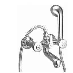 Mayur Ocich Sleek 2 Pcs Brass Wall Mounted Telephonic Wall Mixer Set with Click Sound Water Diversion Cartridge-image-54