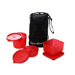 Signoraware Deep Violet 340 ml Slim Small Lunch Box, 526-picture-46