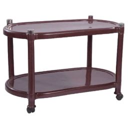 Supreme Aqua Blobus 495x475x655mm Plastic Brown Center Table-picture-1